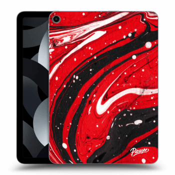 Picasee silikonski prozorni ovitek za Apple iPad Air 5 10.9" 2022 - Red black