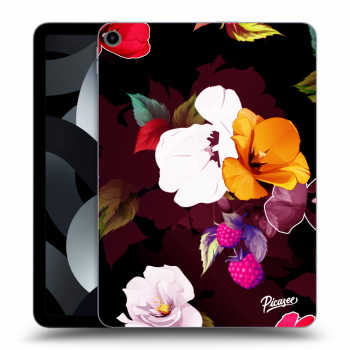 Picasee silikonski prozorni ovitek za Apple iPad Air 5 10.9" 2022 - Flowers and Berries