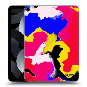 Picasee silikonski prozorni ovitek za Apple iPad Air 5 10.9" 2022 - Watercolor