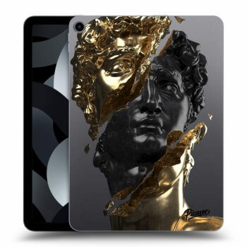 Picasee silikonski prozorni ovitek za Apple iPad Air 5 10.9" 2022 - Gold - Black