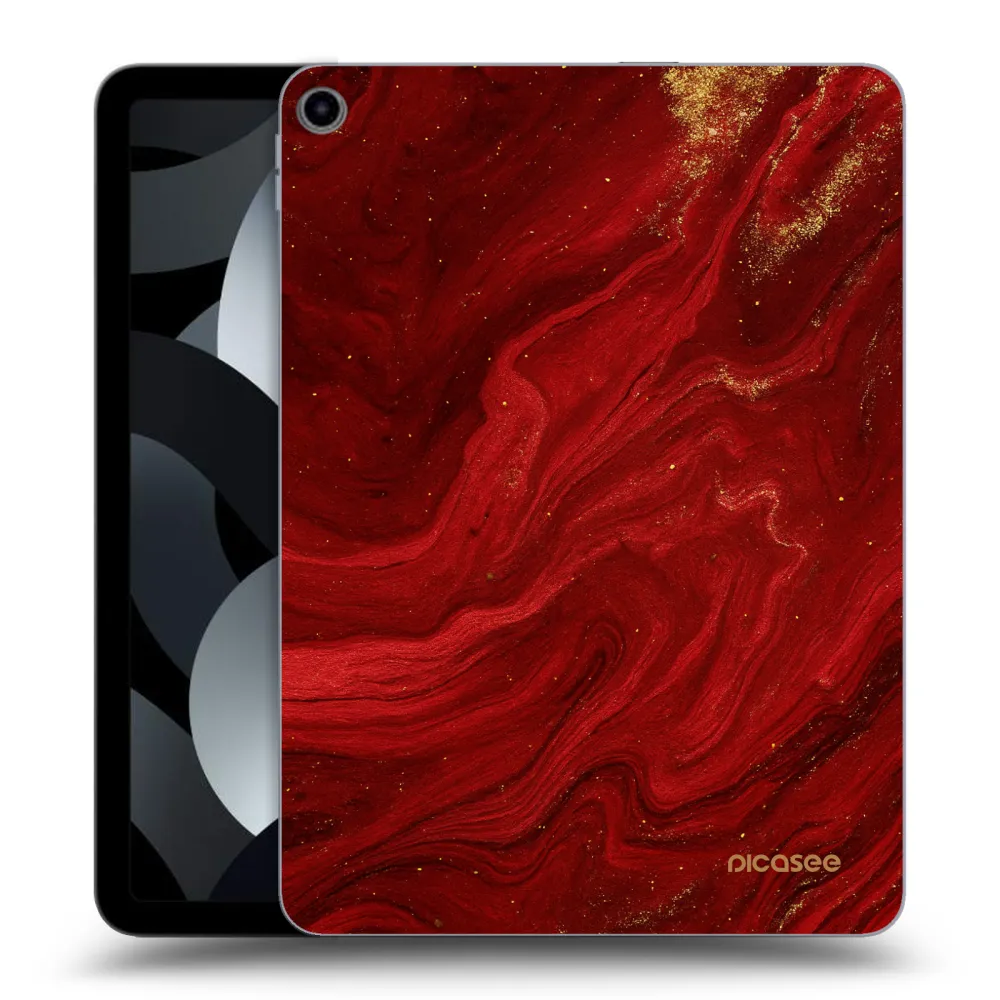 Picasee silikonski prozorni ovitek za Apple iPad Air 5 10.9" 2022 - Red