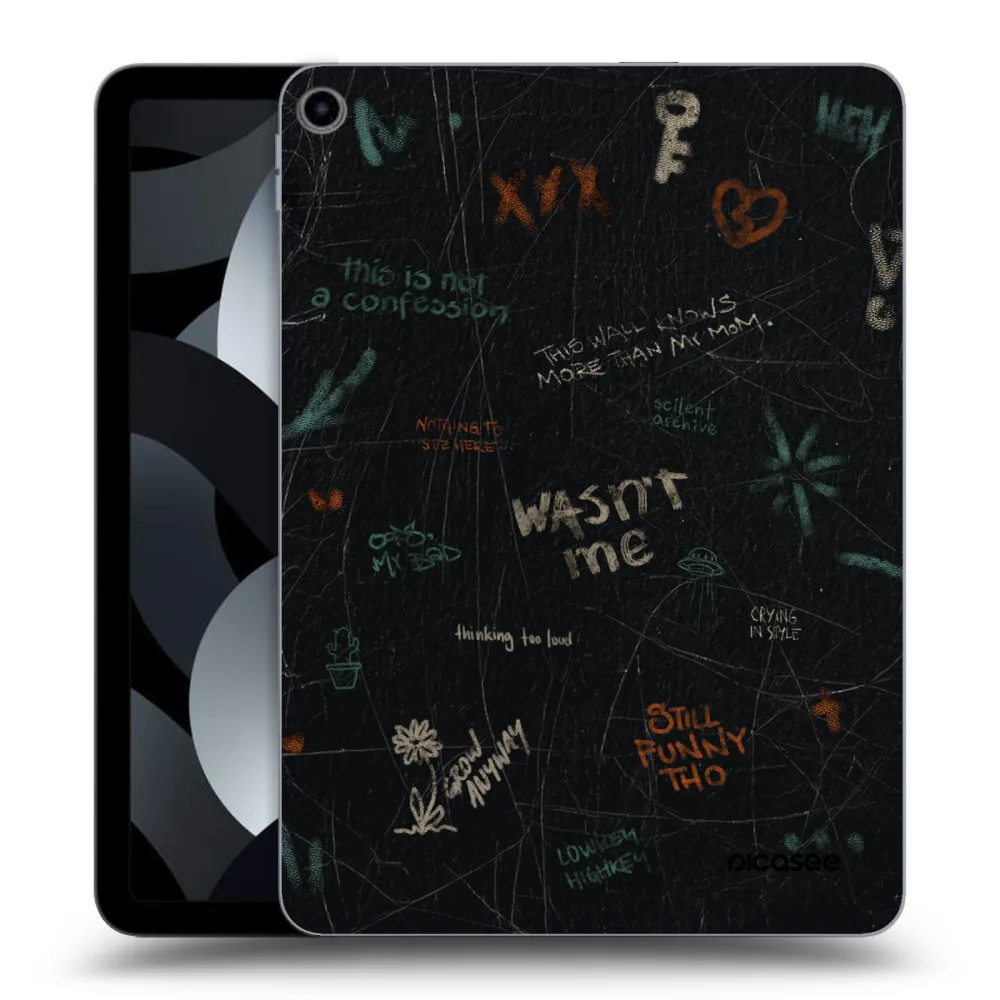 Picasee silikonski prozorni ovitek za Apple iPad Air 5 10.9" 2022 - CONFESSION