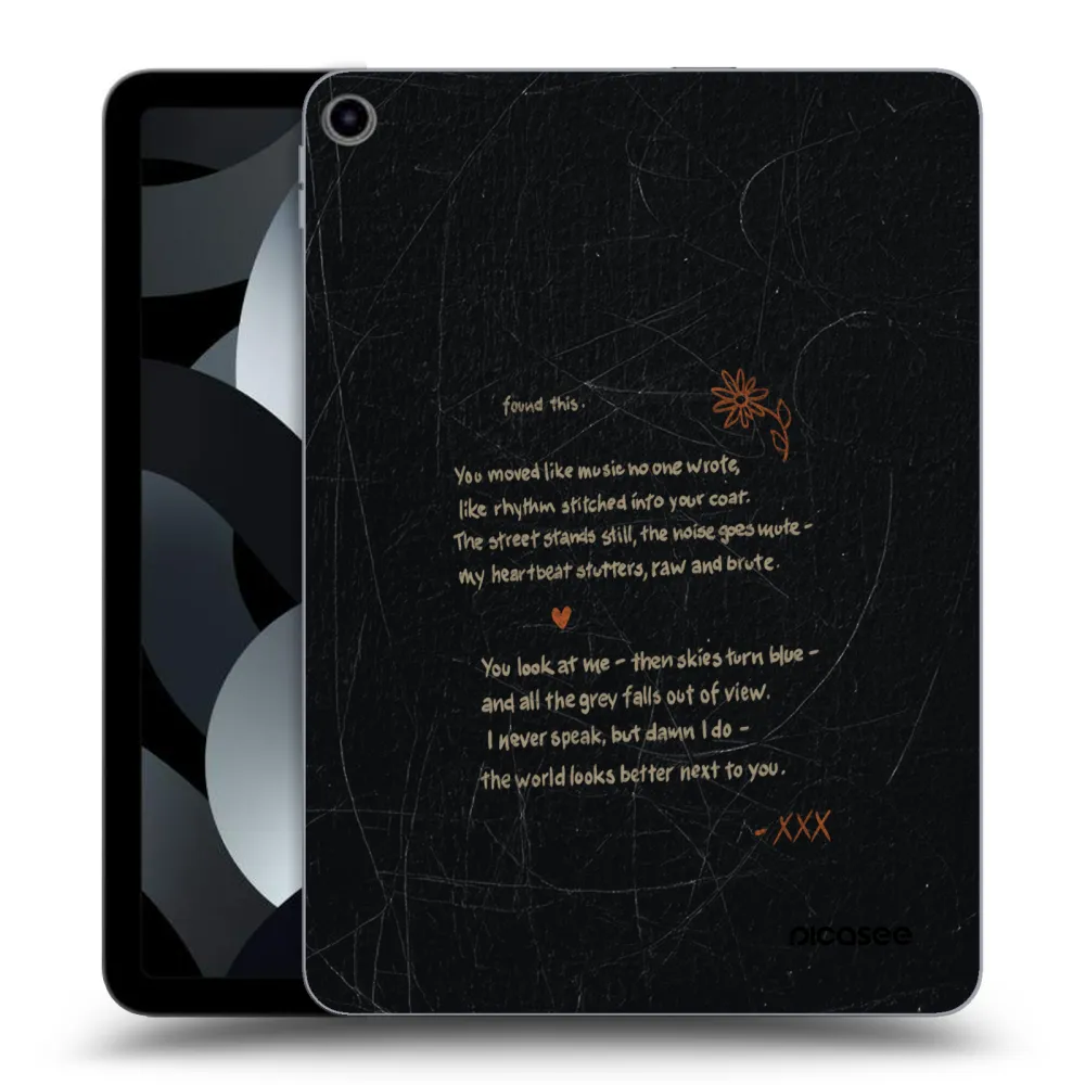 Picasee silikonski prozorni ovitek za Apple iPad Air 5 10.9" 2022 - POET