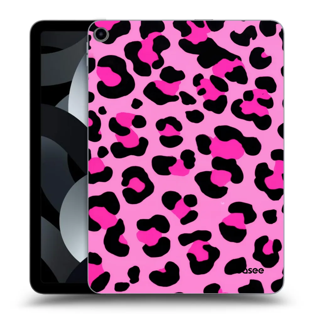 Picasee silikonski prozorni ovitek za Apple iPad Air 5 10.9" 2022 - Pink Tiger