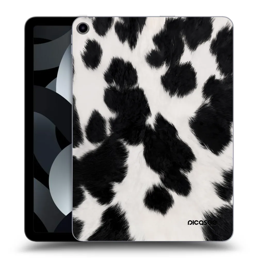 Picasee silikonski prozorni ovitek za Apple iPad Air 5 10.9" 2022 - Black Moo