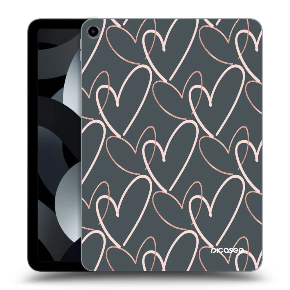 Picasee silikonski prozorni ovitek za Apple iPad Air 5 10.9" 2022 - Lots of love