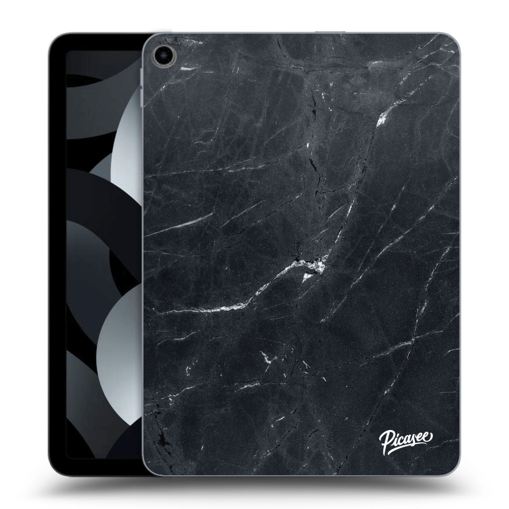 Picasee silikonski prozorni ovitek za Apple iPad Air 5 10.9" 2022 - Black marble