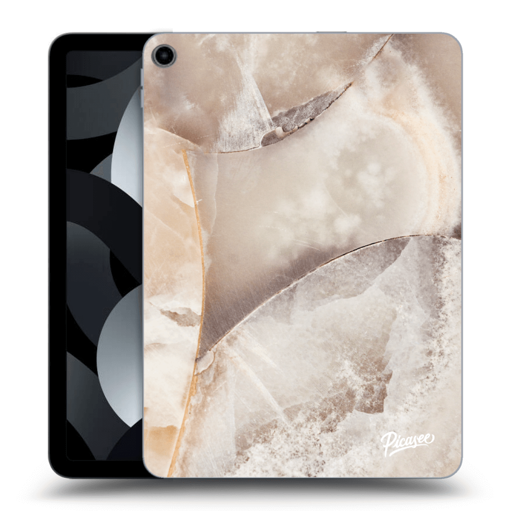 Picasee silikonski črni ovitek za Apple iPad Air 5 10.9" 2022 - Cream marble