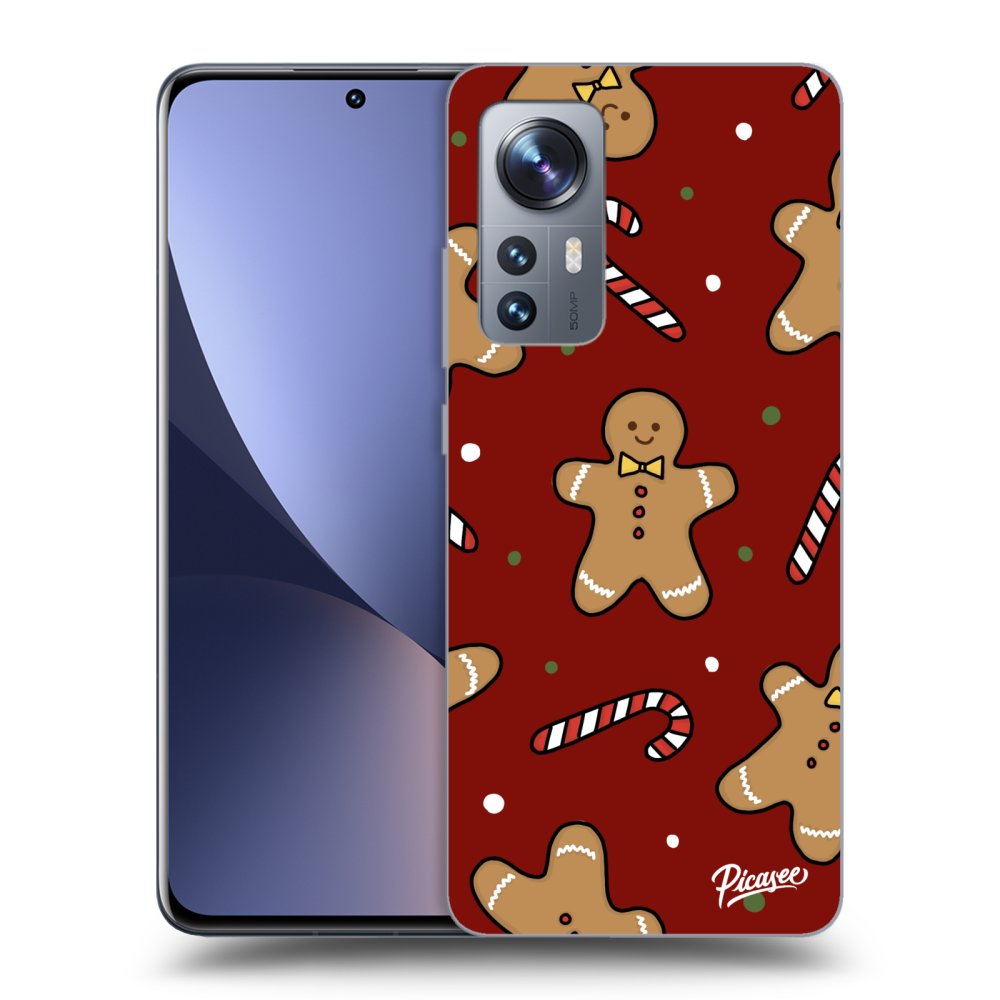 Picasee silikonski črni ovitek za Xiaomi 12 - Gingerbread 2