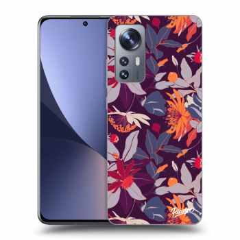 Ovitek za Xiaomi 12 - Purple Leaf