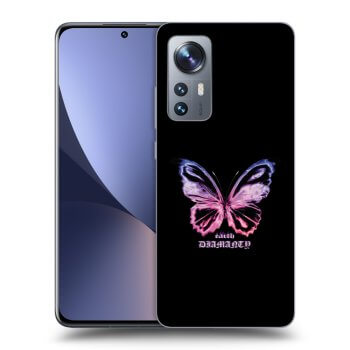 Picasee silikonski črni ovitek za Xiaomi 12 - Diamanty Purple