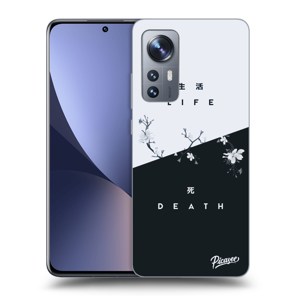 Picasee silikonski črni ovitek za Xiaomi 12 - Life - Death