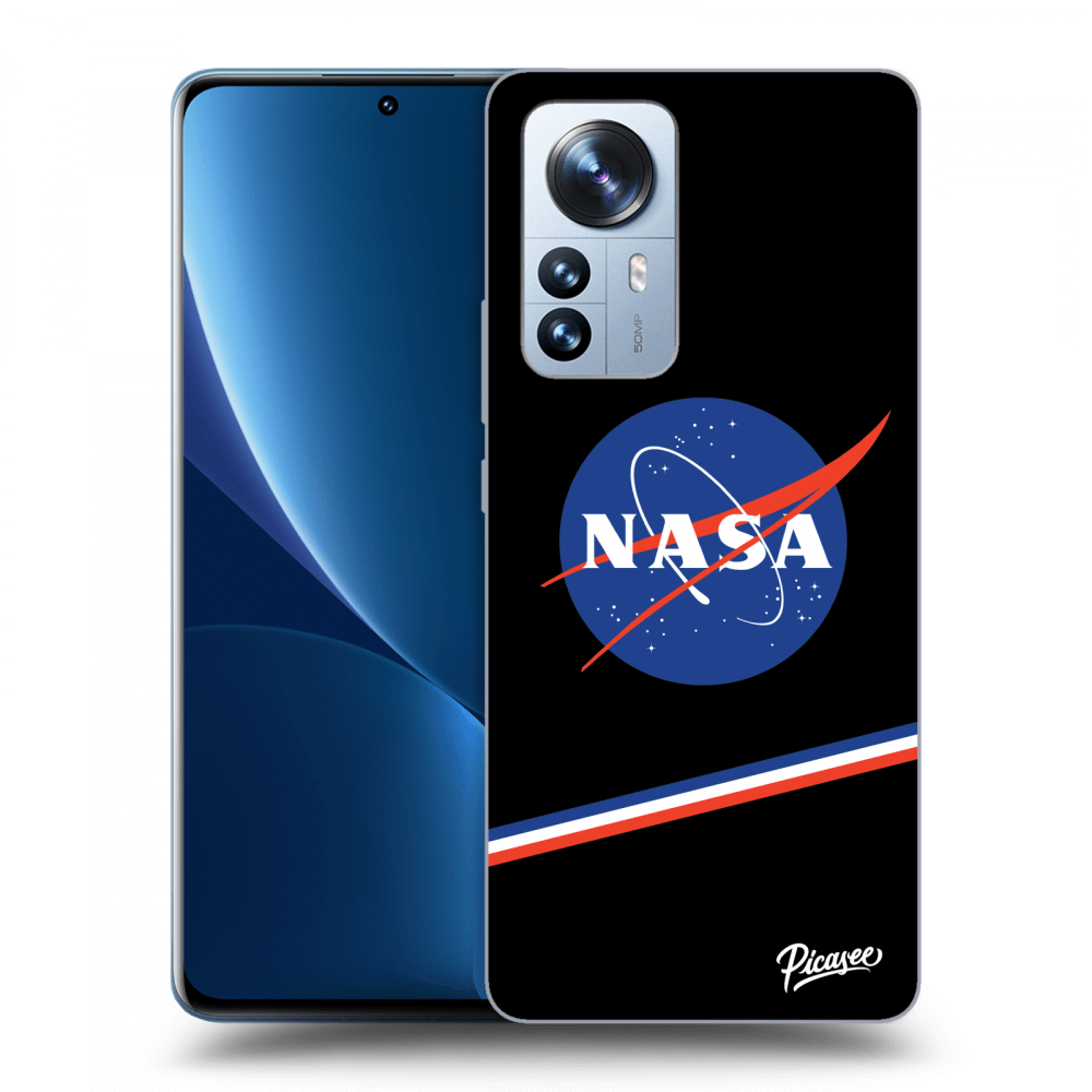 Picasee silikonski črni ovitek za Xiaomi 12 Pro - NASA Original