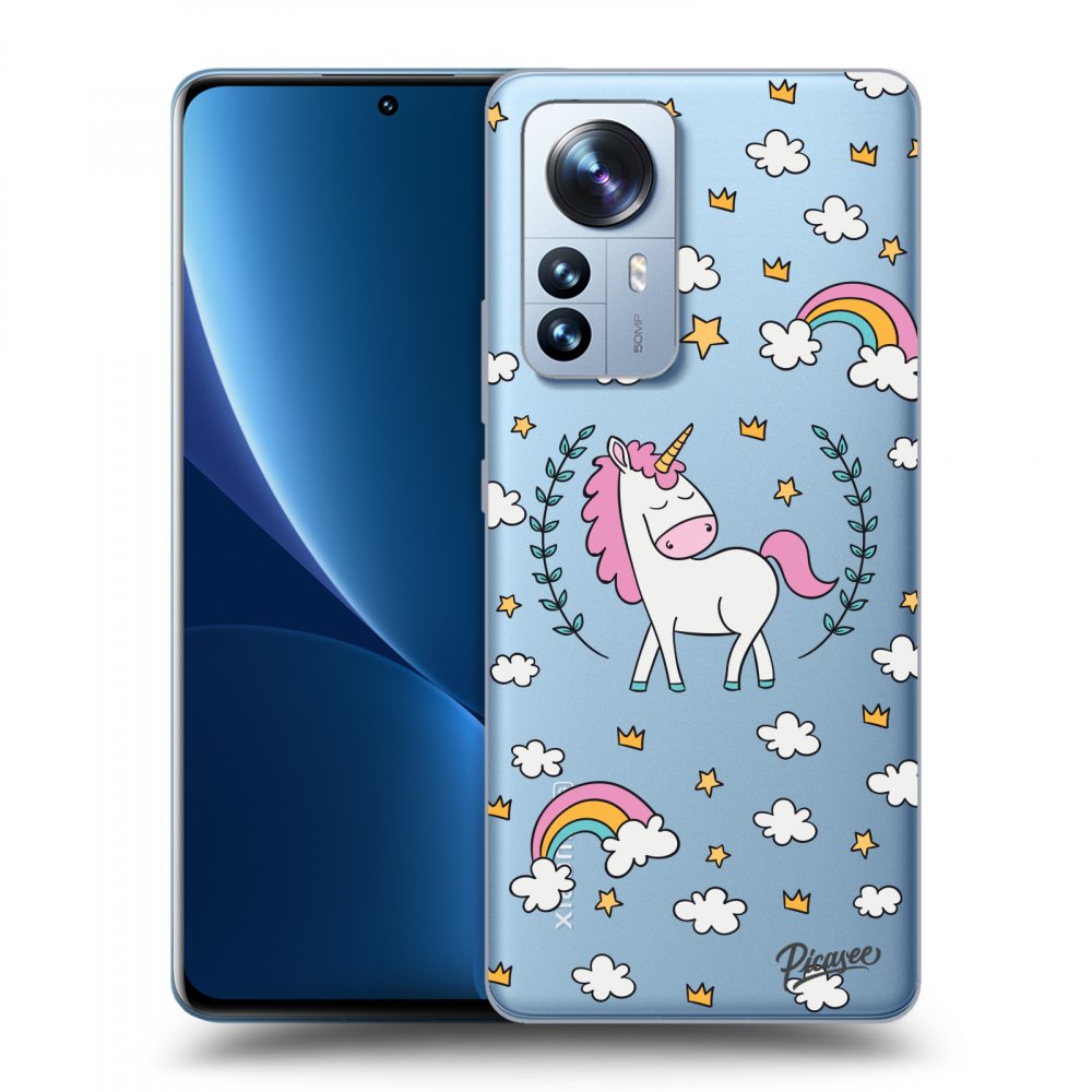 Picasee silikonski prozorni ovitek za Xiaomi 12 Pro - Unicorn star heaven