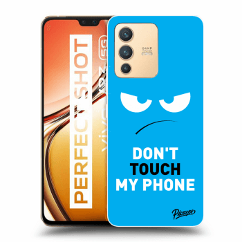 Ovitek za Vivo V23 5G - Angry Eyes - Blue