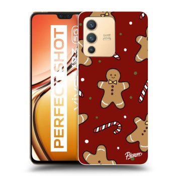 Picasee silikonski črni ovitek za Vivo V23 5G - Gingerbread 2