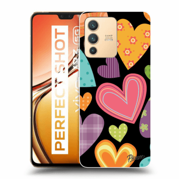 Ovitek za Vivo V23 5G - Colored heart