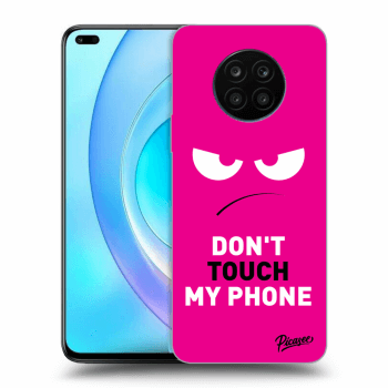 Ovitek za Honor 50 Lite - Angry Eyes - Pink