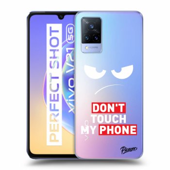 Ovitek za Vivo V21 5G - Angry Eyes - Transparent