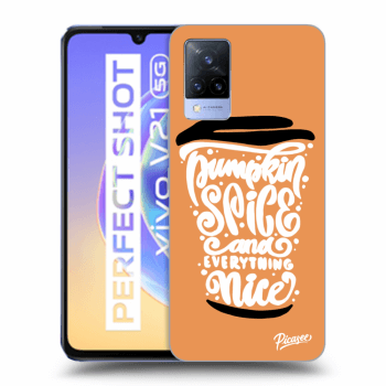 Ovitek za Vivo V21 5G - Pumpkin coffee