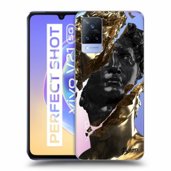 Ovitek za Vivo V21 5G - Gold - Black