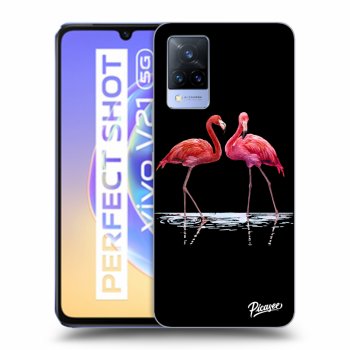 Ovitek za Vivo V21 5G - Flamingos couple