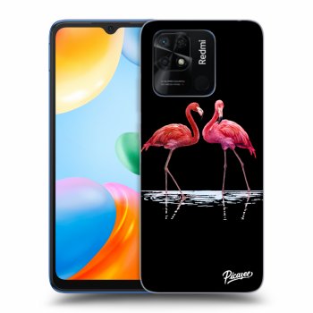 Picasee ULTIMATE CASE za Xiaomi Redmi 10C - Flamingos couple