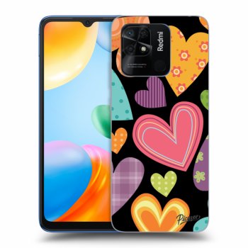 Ovitek za Xiaomi Redmi 10C - Colored heart