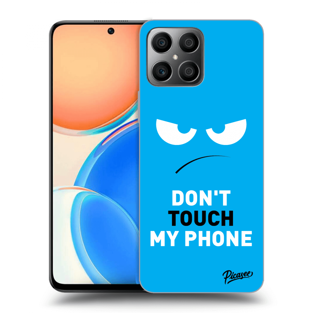 Picasee ULTIMATE CASE za Honor X8 - Angry Eyes - Blue