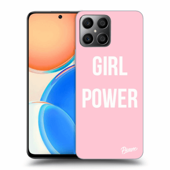 Picasee silikonski črni ovitek za Honor X8 - Girl power