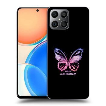 Ovitek za Honor X8 4G - Diamanty Purple