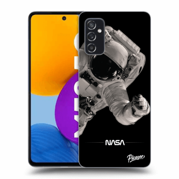 Picasee silikonski črni ovitek za Samsung Galaxy M52 5G - Astronaut Big