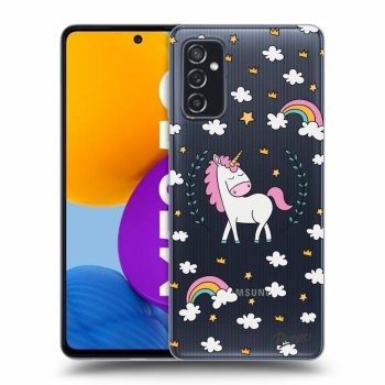 Picasee silikonski prozorni ovitek za Samsung Galaxy M52 5G - Unicorn star heaven