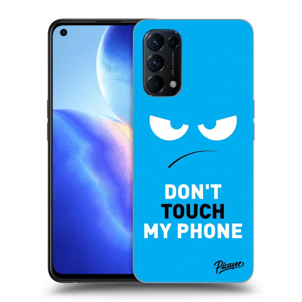 Picasee ULTIMATE CASE za OPPO Reno 5 5G - Angry Eyes - Blue