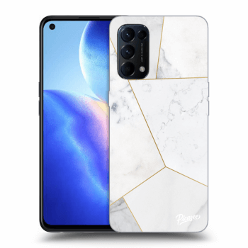 Ovitek za OPPO Reno 5 5G - White tile