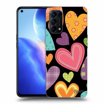 Ovitek za OPPO Reno 5 5G - Colored heart