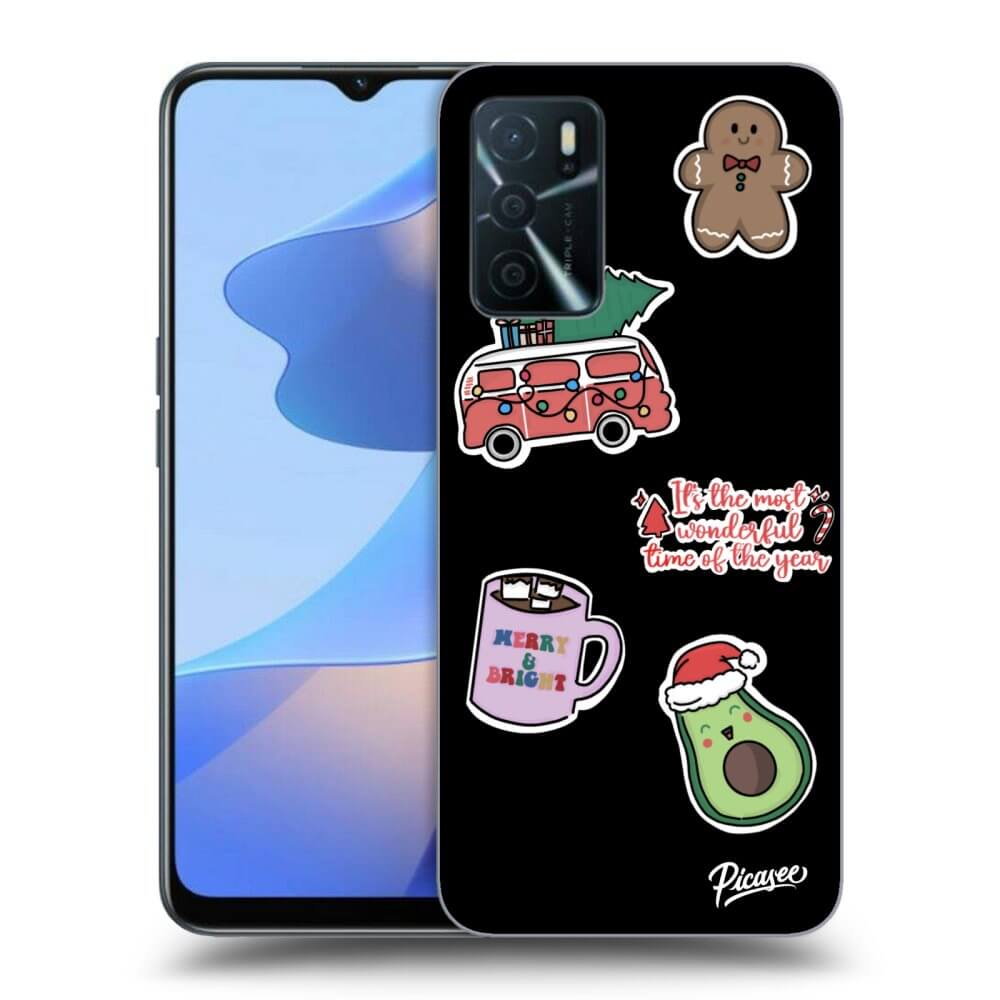 Picasee ULTIMATE CASE za OPPO A16 - Christmas Stickers