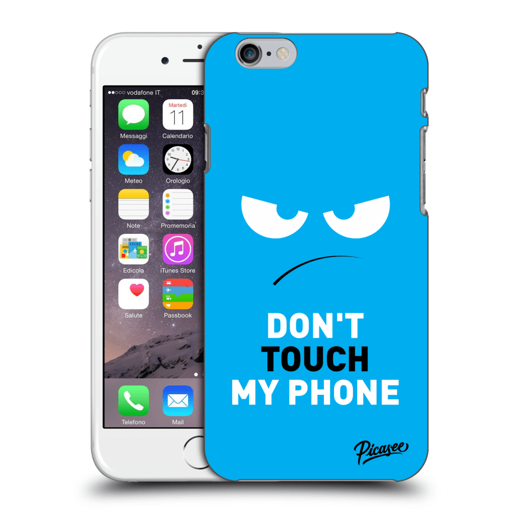 Picasee ULTIMATE CASE za Apple iPhone 6/6S - Angry Eyes - Blue