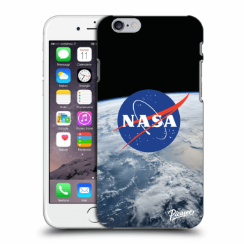 Picasee silikonski črni ovitek za Apple iPhone 6/6S - Nasa Earth