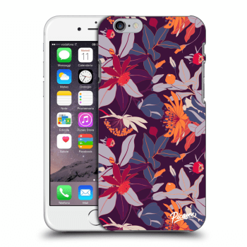 Picasee ULTIMATE CASE za Apple iPhone 6/6S - Purple Leaf