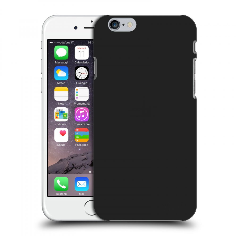Picasee silikonski črni ovitek za Apple iPhone 6/6S - Clear