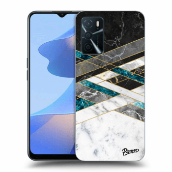 Ovitek za OPPO A16s - Black & White geometry