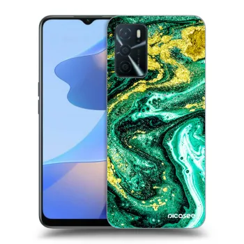 Ovitek za OPPO A16s - Green Gold