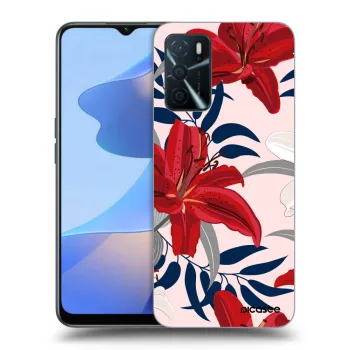 Ovitek za OPPO A16s - Red Lily