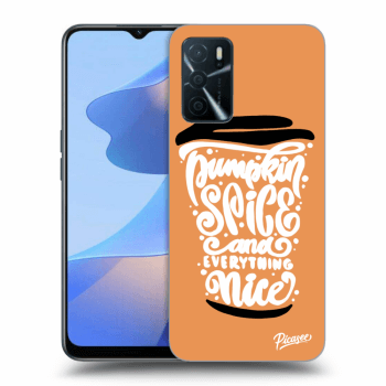 Ovitek za OPPO A16s - Pumpkin coffee