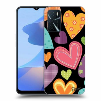 Ovitek za OPPO A16s - Colored heart