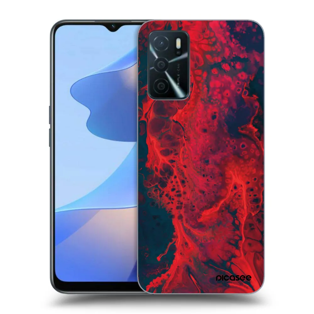 Picasee ULTIMATE CASE za OPPO A16s - Organic red