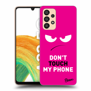 Ovitek za Samsung Galaxy A33 5G A336 - Angry Eyes - Pink