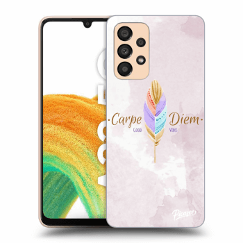 Picasee silikonski črni ovitek za Samsung Galaxy A33 5G A336 - Carpe Diem