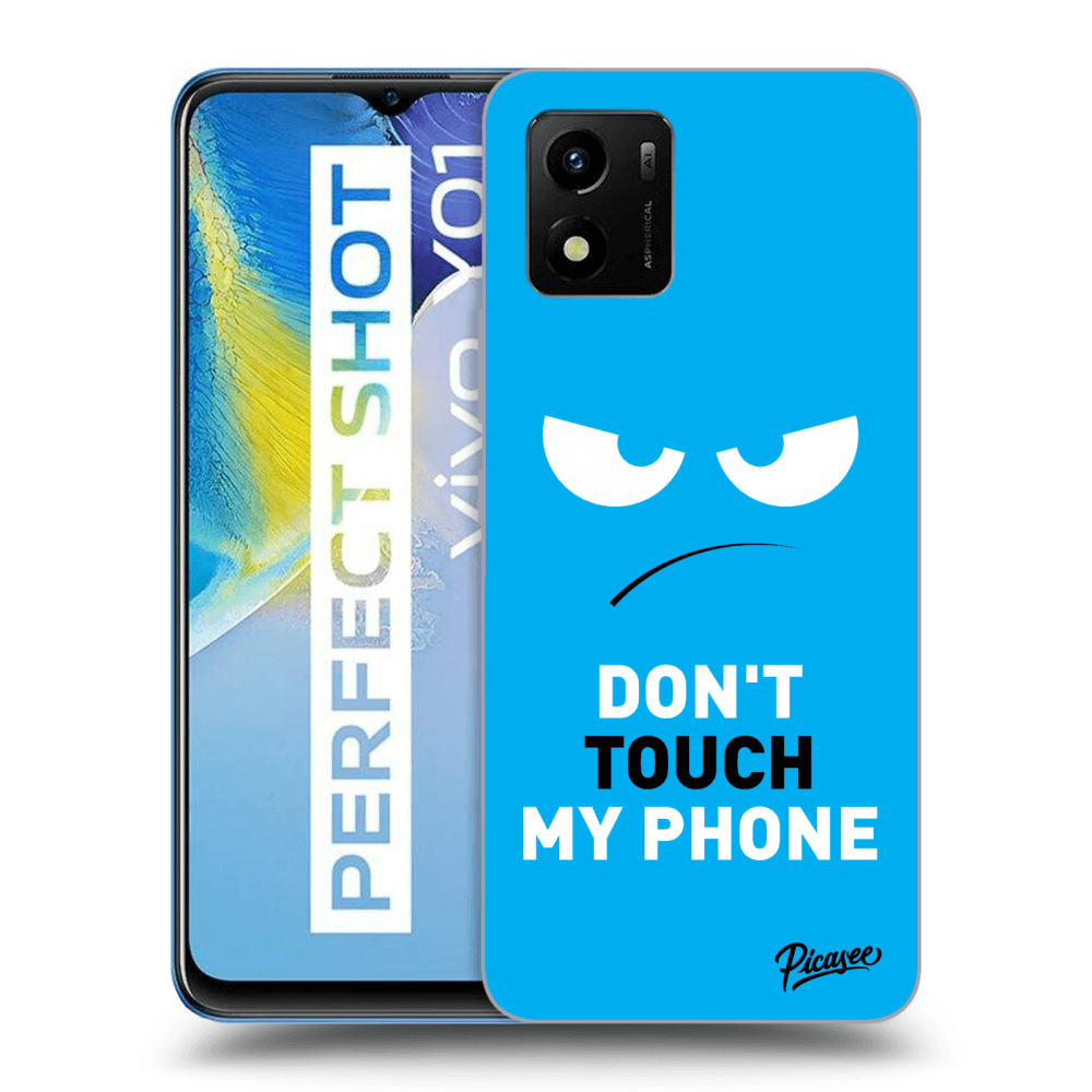 Picasee ULTIMATE CASE za Vivo Y01 - Angry Eyes - Blue